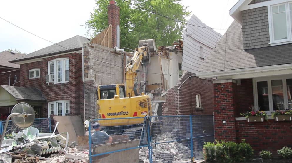 Demolition in Toronto